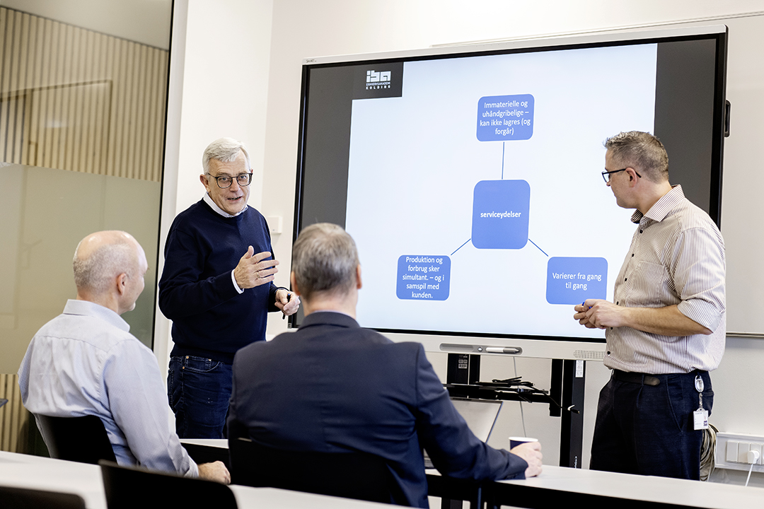 Billede fra undervisning i Aftermarket serviceuddannelsen
