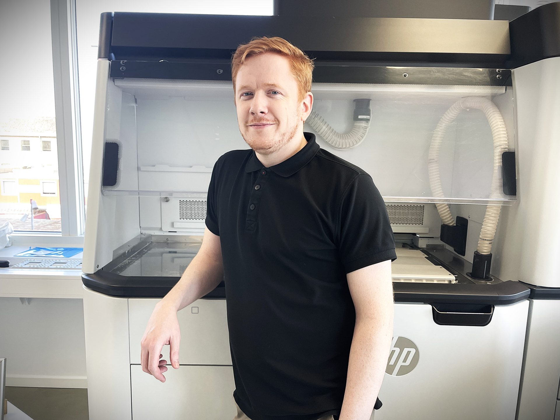 Jimmi Simonsen tager efteruddannelse i 3D-print.