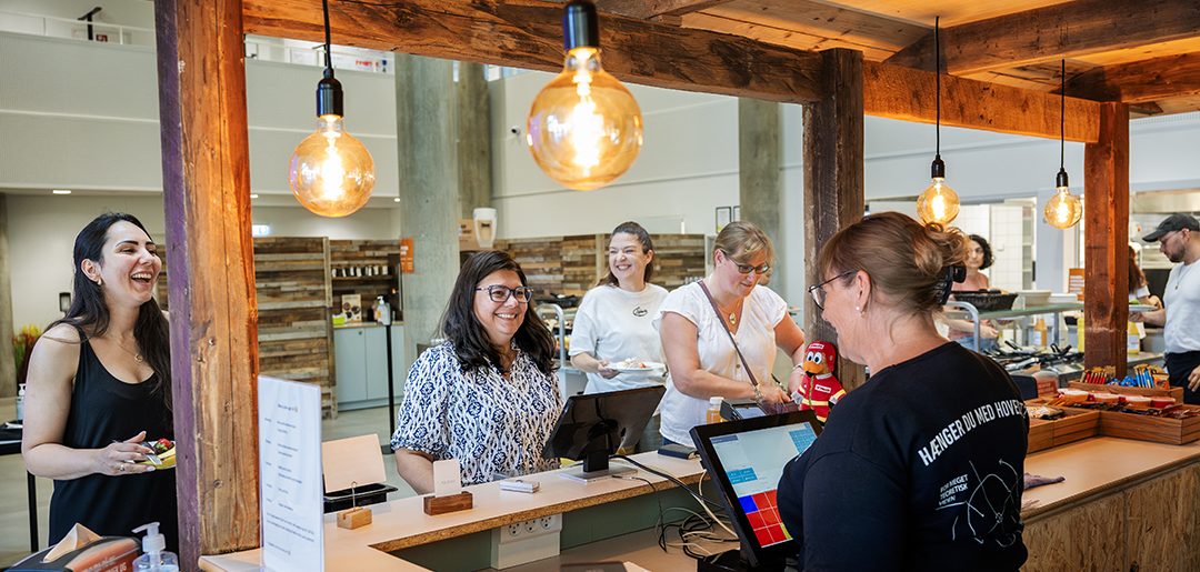 Ny ”hytte” er skudt op i IBA’s ombyggede kantine