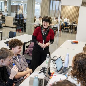 IBC-studerende på brobygning.