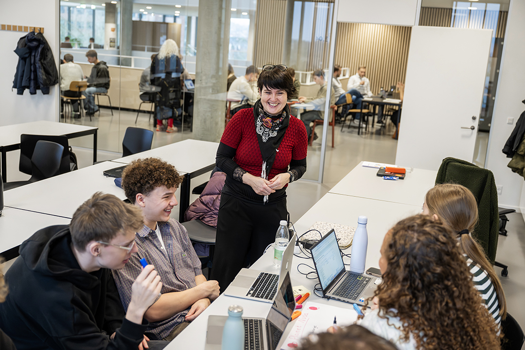 IBC-studerende på brobygning.