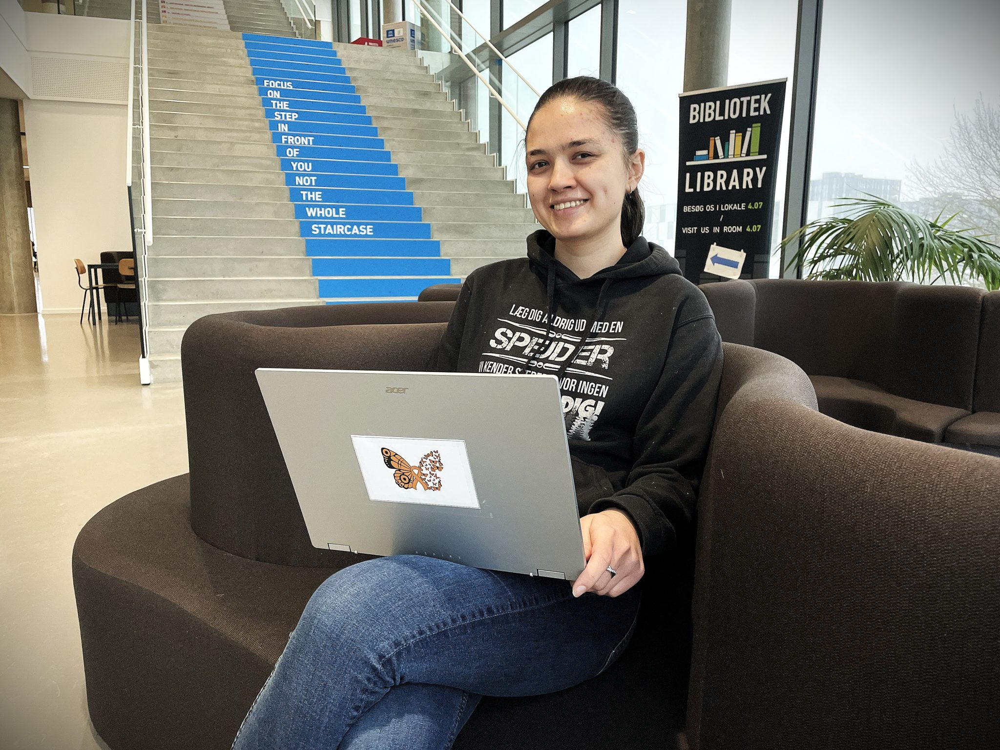 Andrea læser Entreprenørskab og design