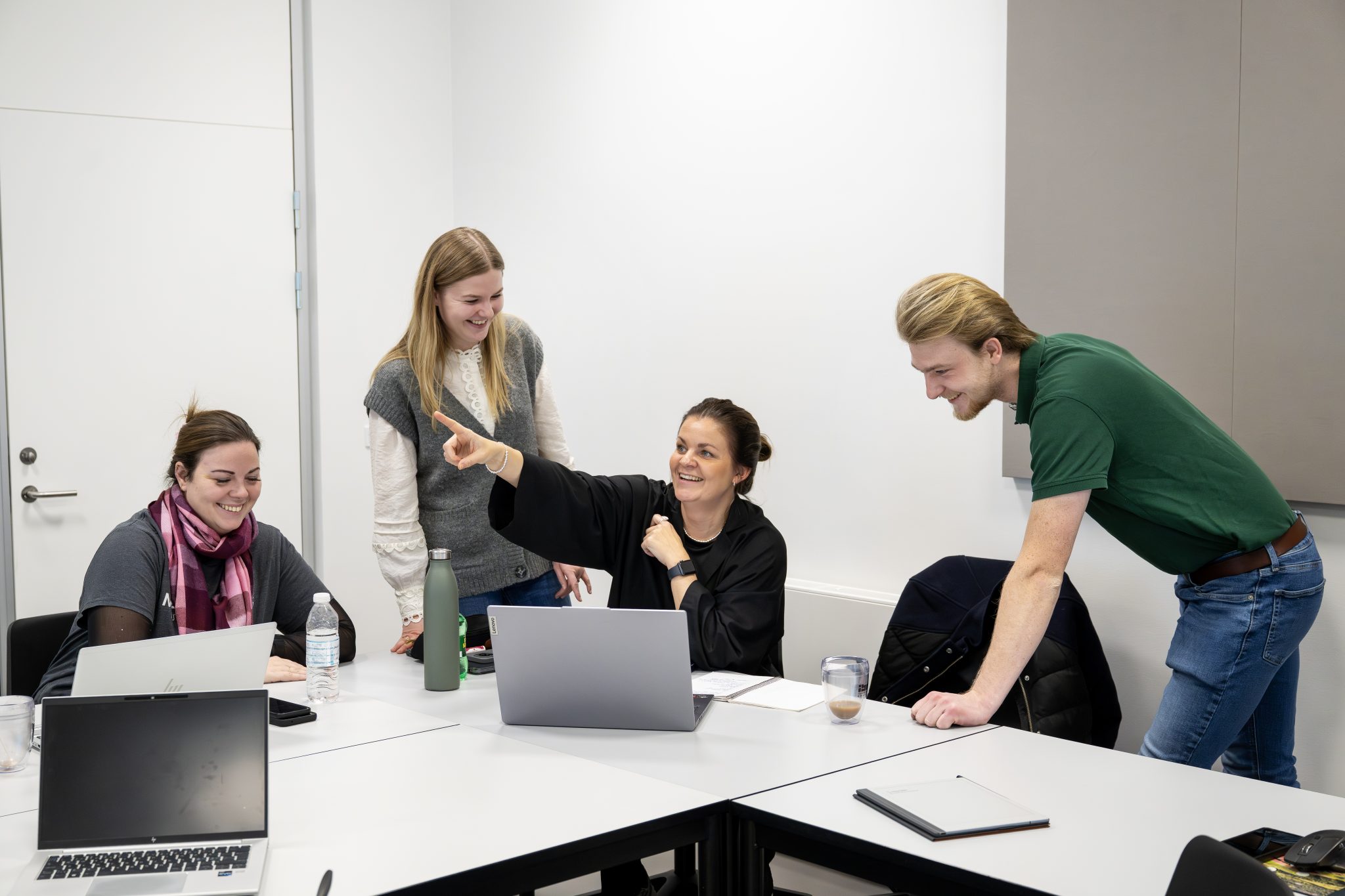 Studerende på efteruddannelse på IBA Erhvervsakademi Kolding