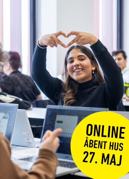Online åbent hus d. 27. maj.