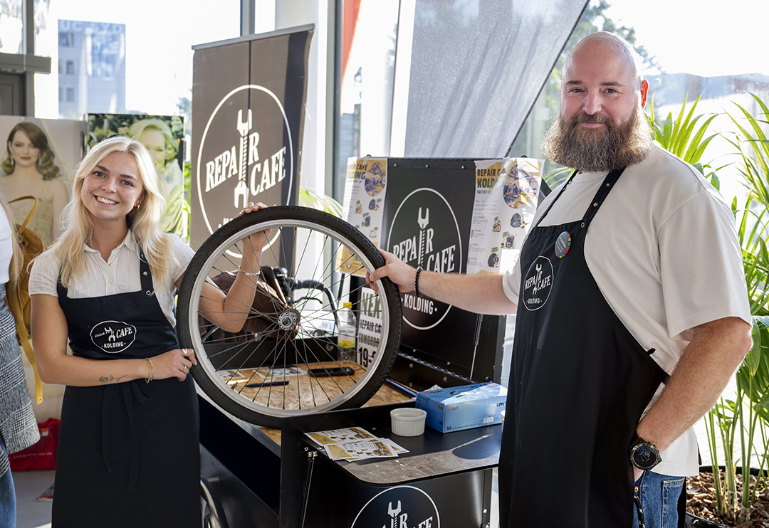 Flemming Bech Thøisen og Nanna Illum Møller Petersen fra Repair Café